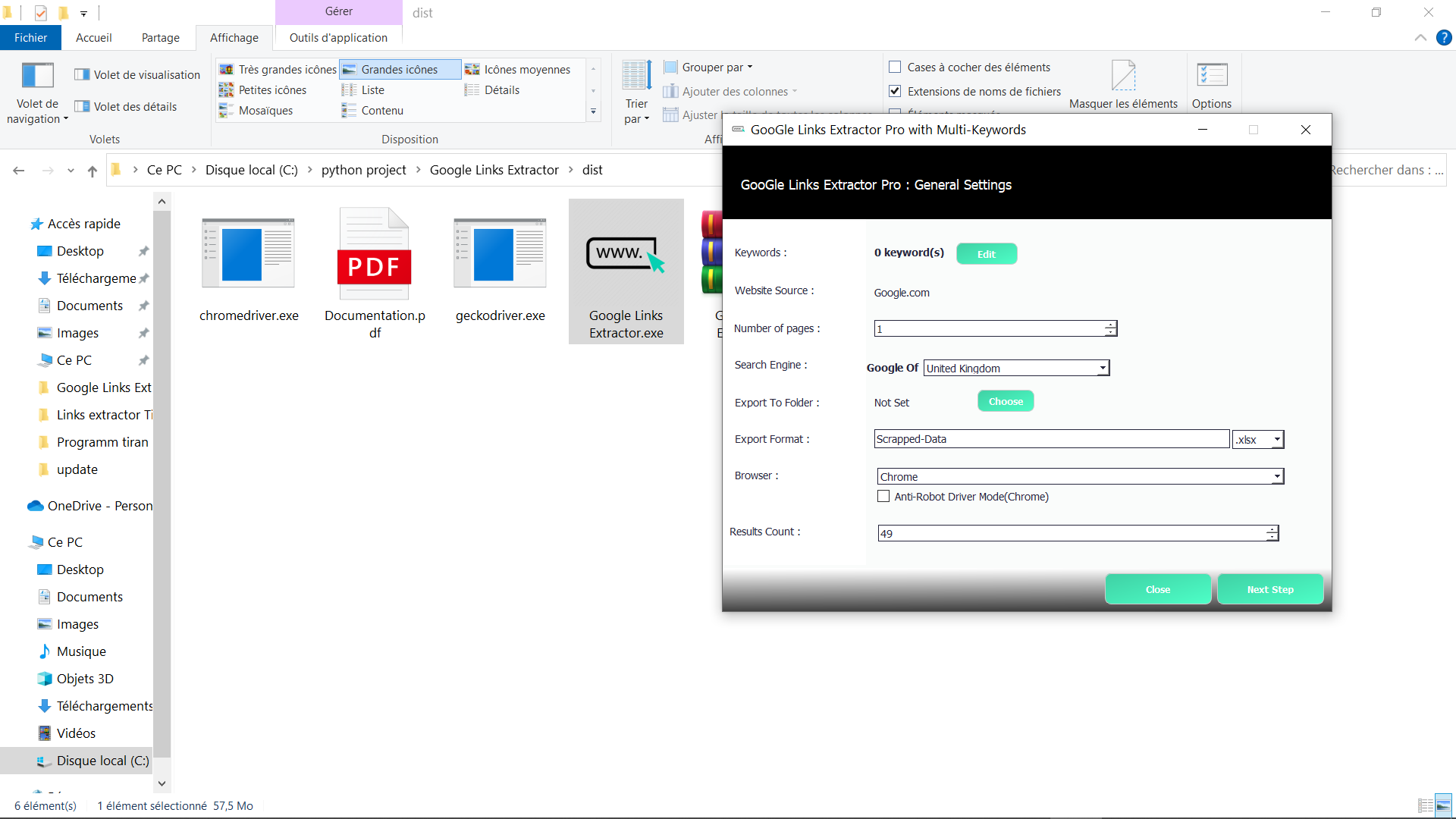 Turbo Google Links Extractor pro by ZakariaAl10 CodeCanyon